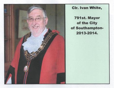 Clr. Ivan White-791st. Mayor of the City of Southampton-2013-2014.